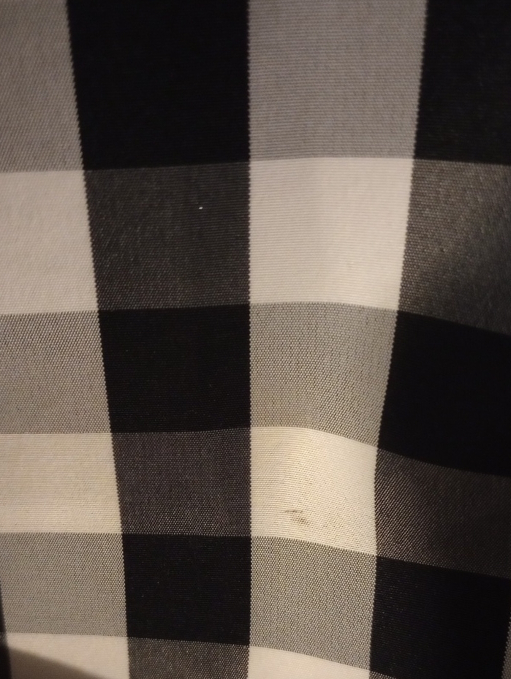 Ralph Lauren Black and White Gingham Double-Breasted Trench Style Rain Jacket - Picture 6 of 6